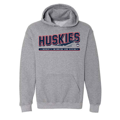 UConn - NCAA Women's Swimming & Diving : Ella Epes - Sports Shersey Hooded Sweatshirt