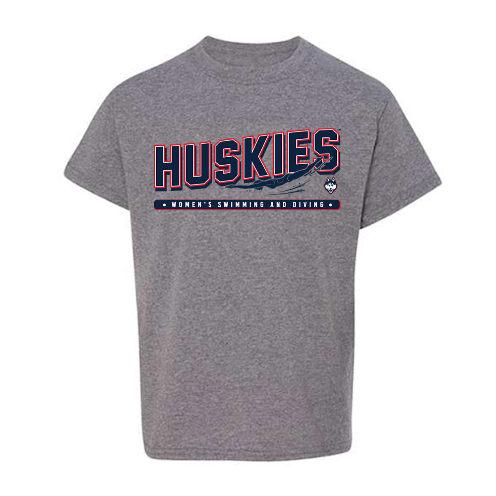 UConn - NCAA Women's Swimming & Diving : Lydia Gonzales - Sports Shersey Youth T-Shirt-0