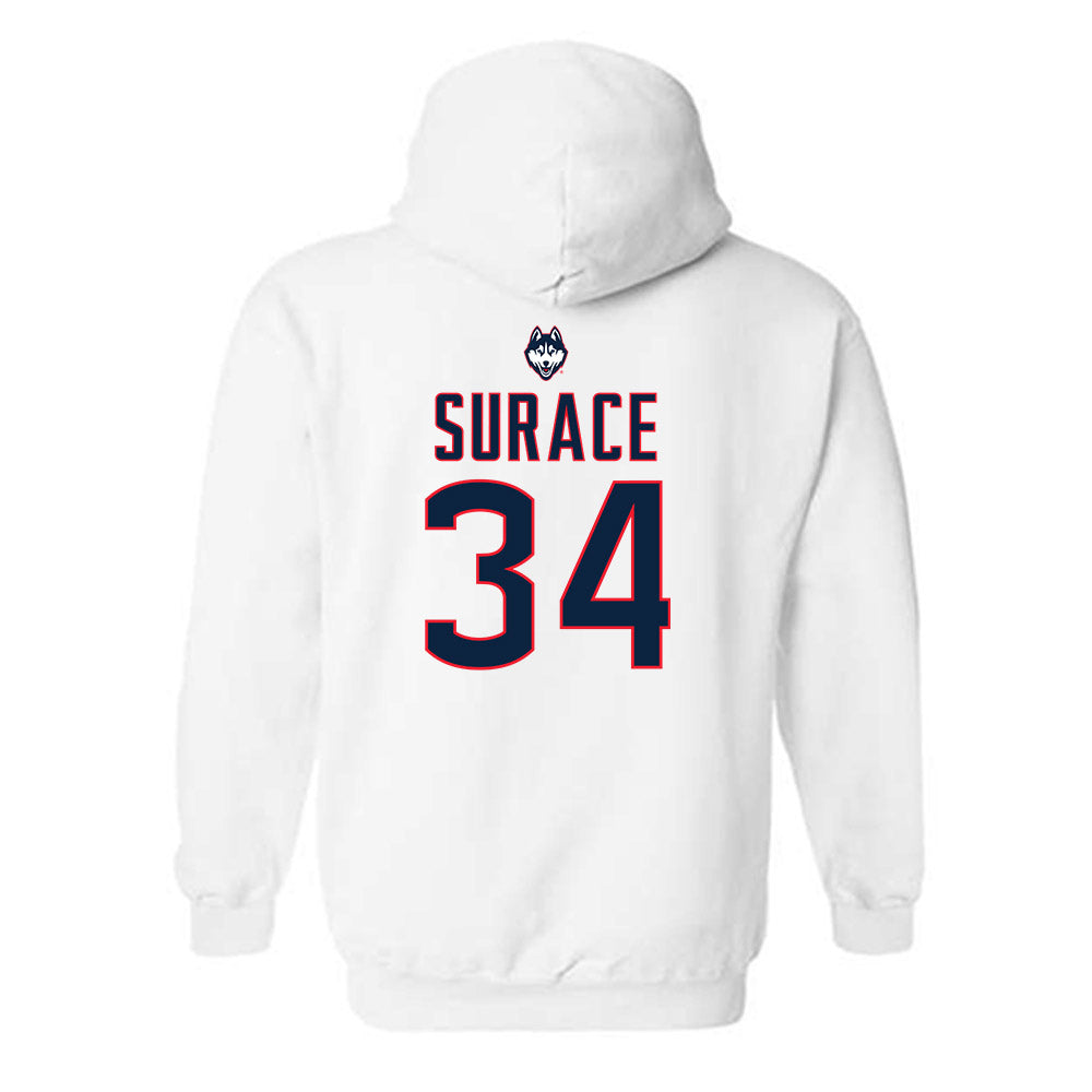 UConn - NCAA Women's Lacrosse : Brooke Surace - Sports Shersey Hooded Sweatshirt-1