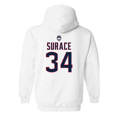 UConn - NCAA Women's Lacrosse : Brooke Surace - Sports Shersey Hooded Sweatshirt-1