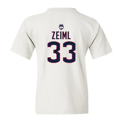 UConn - NCAA Women's Lacrosse : Sofia Zeiml - Sports Shersey Youth T-Shirt-1