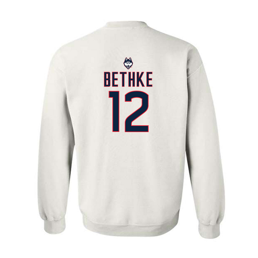 UConn - NCAA Women's Lacrosse : Hadley Bethke - Sports Shersey Crewneck Sweatshirt-1