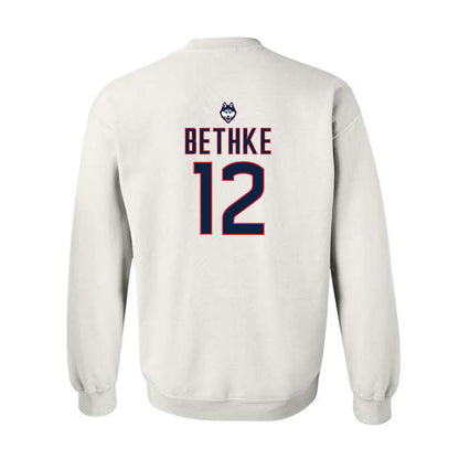UConn - NCAA Women's Lacrosse : Hadley Bethke - Sports Shersey Crewneck Sweatshirt-1