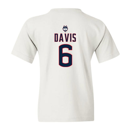 UConn - NCAA Women's Lacrosse : Rayea Davis - Sports Shersey Youth T-Shirt