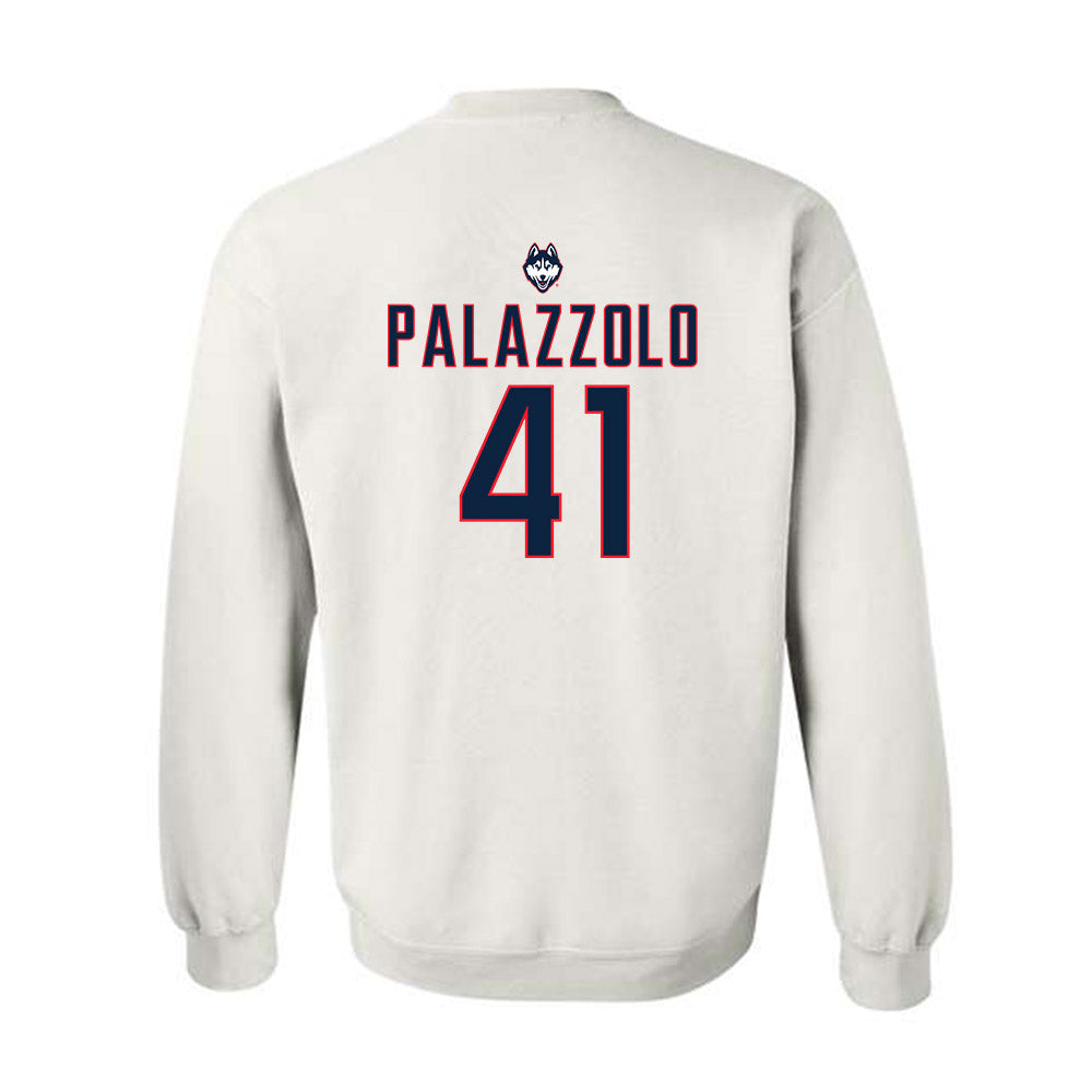 UConn - NCAA Women's Lacrosse : Ava Palazzolo - Sports Shersey Crewneck Sweatshirt-1