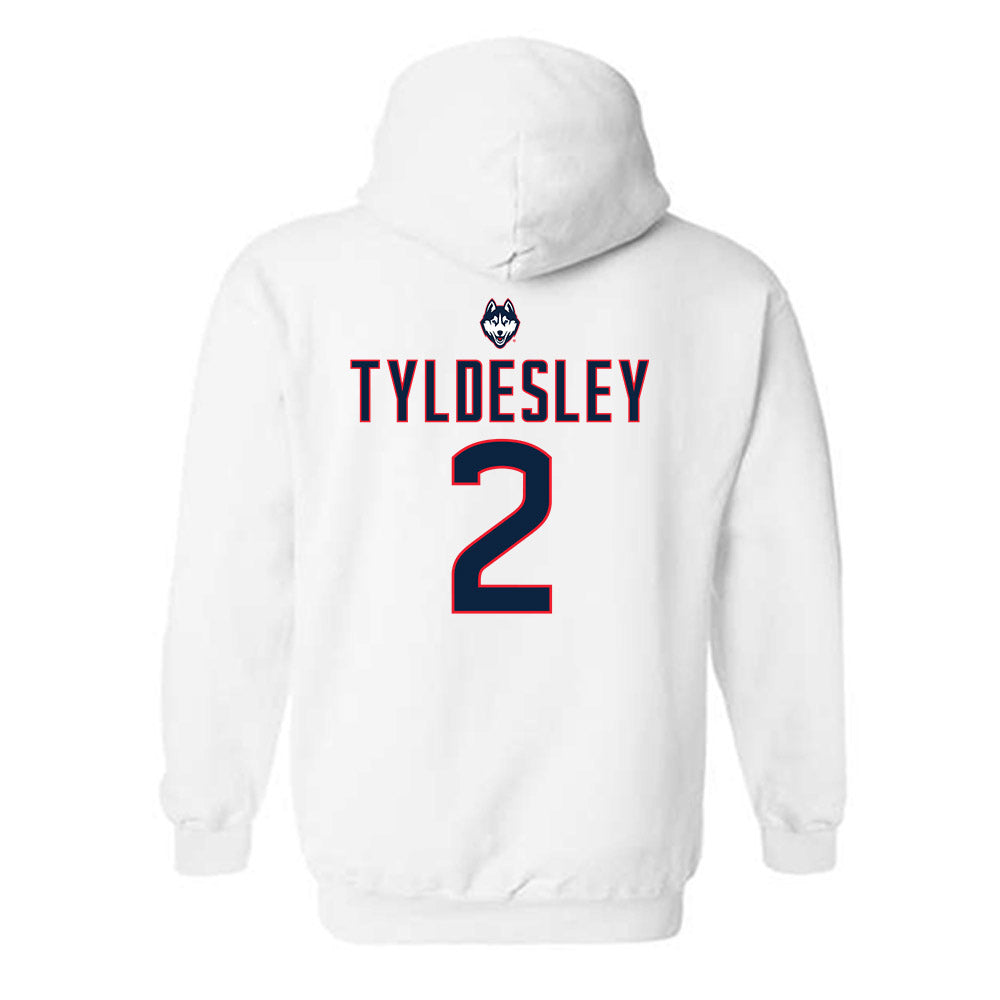 UConn - NCAA Women's Lacrosse : Caitlyn Tyldesley - Sports Shersey Hooded Sweatshirt-1