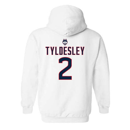 UConn - NCAA Women's Lacrosse : Caitlyn Tyldesley - Sports Shersey Hooded Sweatshirt-1