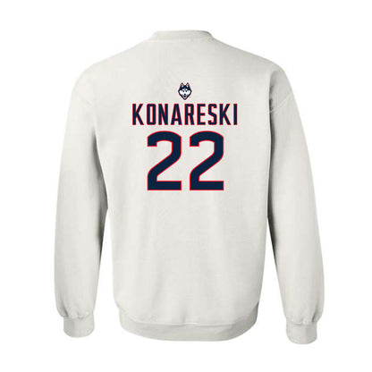 UConn - NCAA Women's Lacrosse : Chloe Konareski - Sports Shersey Crewneck Sweatshirt-1