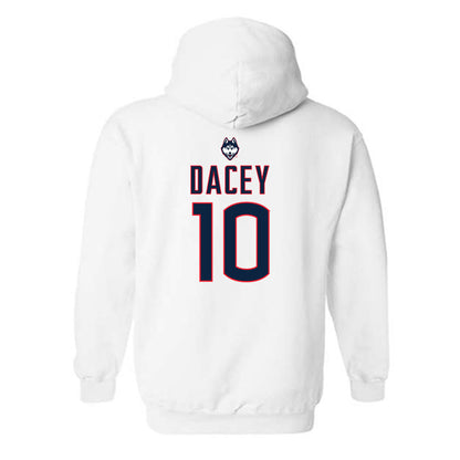 UConn - NCAA Women's Lacrosse : Emma Dacey - Sports Shersey Hooded Sweatshirt-1
