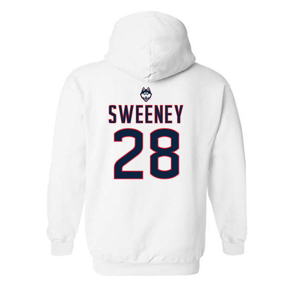 UConn - NCAA Women's Lacrosse : Madison Sweeney - Sports Shersey Hooded Sweatshirt-1