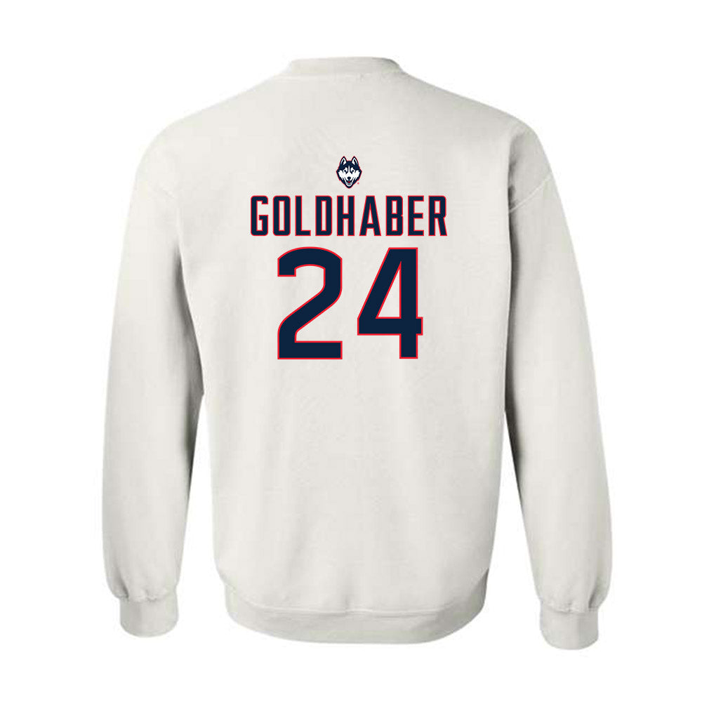 UConn - NCAA Women's Lacrosse : Alana Goldhaber - Sports Shersey Crewneck Sweatshirt