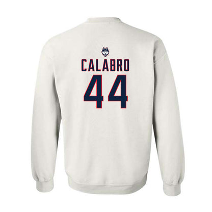 UConn - NCAA Women's Lacrosse : Camryn Calabro - Sports Shersey Crewneck Sweatshirt-1