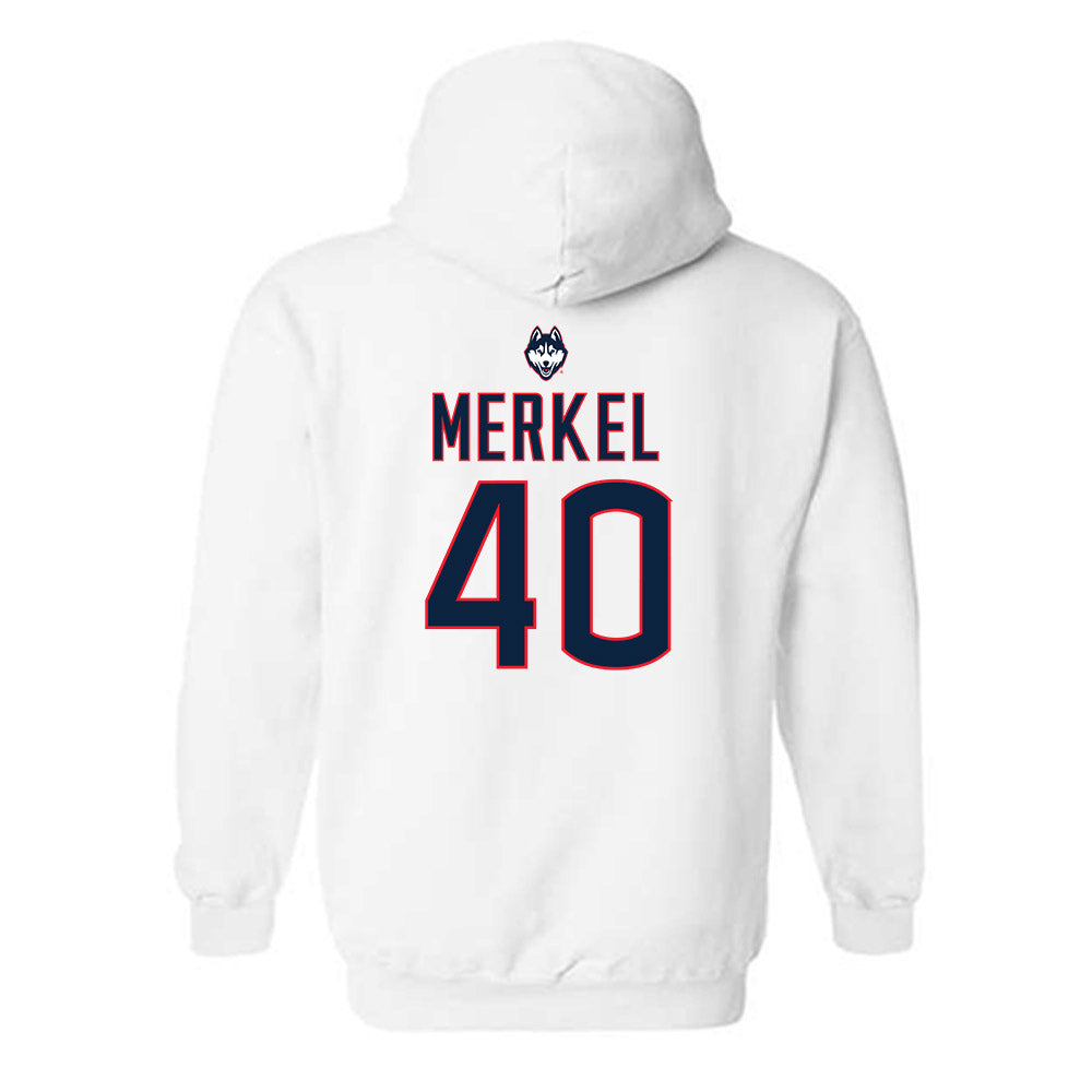 UConn - NCAA Women's Lacrosse : McKenna Merkel - Sports Shersey Hooded Sweatshirt-1