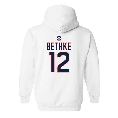 UConn - NCAA Women's Lacrosse : Hadley Bethke - Sports Shersey Hooded Sweatshirt-1