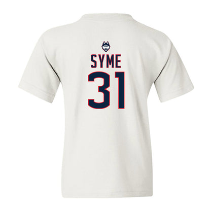 UConn - NCAA Women's Lacrosse : Madelyn Syme - Sports Shersey Youth T-Shirt-1
