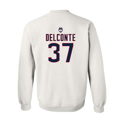 UConn - NCAA Women's Lacrosse : Jessica DelConte - Sports Shersey Crewneck Sweatshirt-1