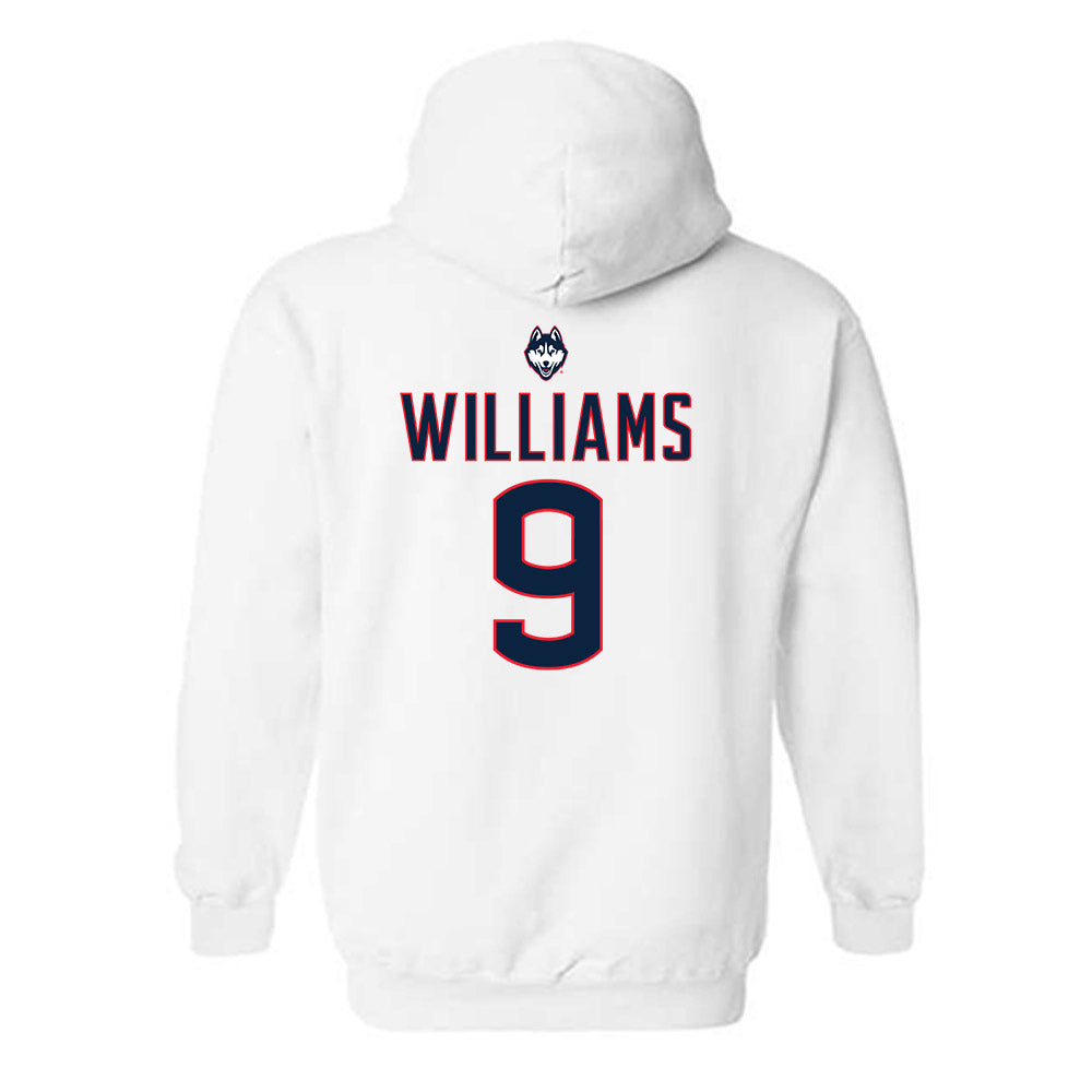 UConn - NCAA Women's Lacrosse : Leah Williams - Sports Shersey Hooded Sweatshirt