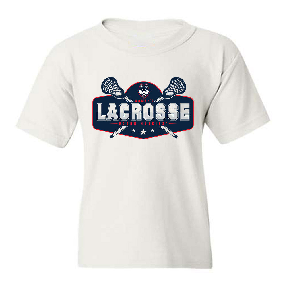 UConn - NCAA Women's Lacrosse : Madelyn Syme - Sports Shersey Youth T-Shirt-0