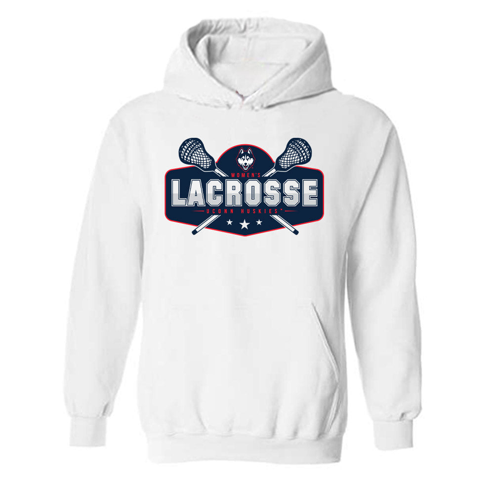 UConn - NCAA Women's Lacrosse : Caitlyn Tyldesley - Sports Shersey Hooded Sweatshirt-0