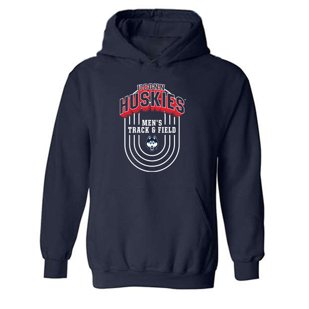 UConn - NCAA Men's Track & Field : Kyle Kurtz - Sports Shersey Hooded Sweatshirt-0