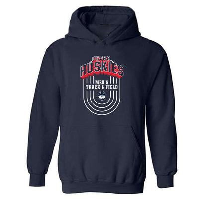UConn - NCAA Men's Track & Field : Andrew Ferguson - Sports Shersey Hooded Sweatshirt-0