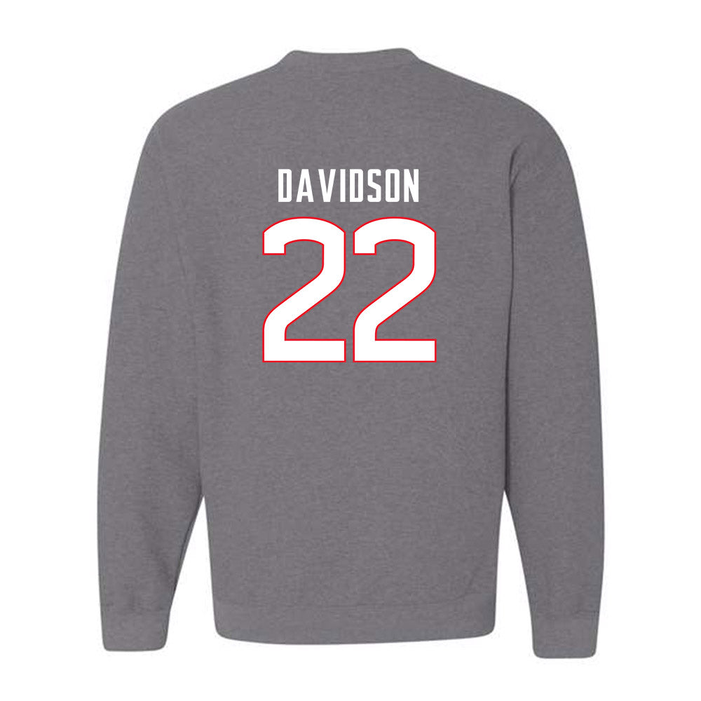 UConn - NCAA Women's Field Hockey : Abby Davidson - Sports Shersey Crewneck Sweatshirt-1