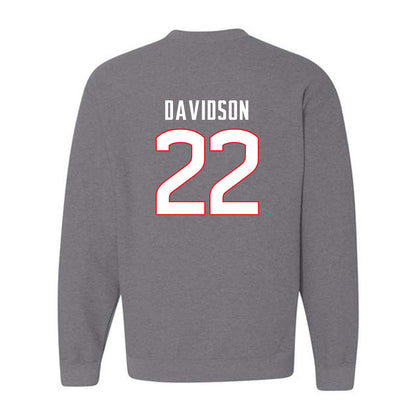 UConn - NCAA Women's Field Hockey : Abby Davidson - Sports Shersey Crewneck Sweatshirt-1