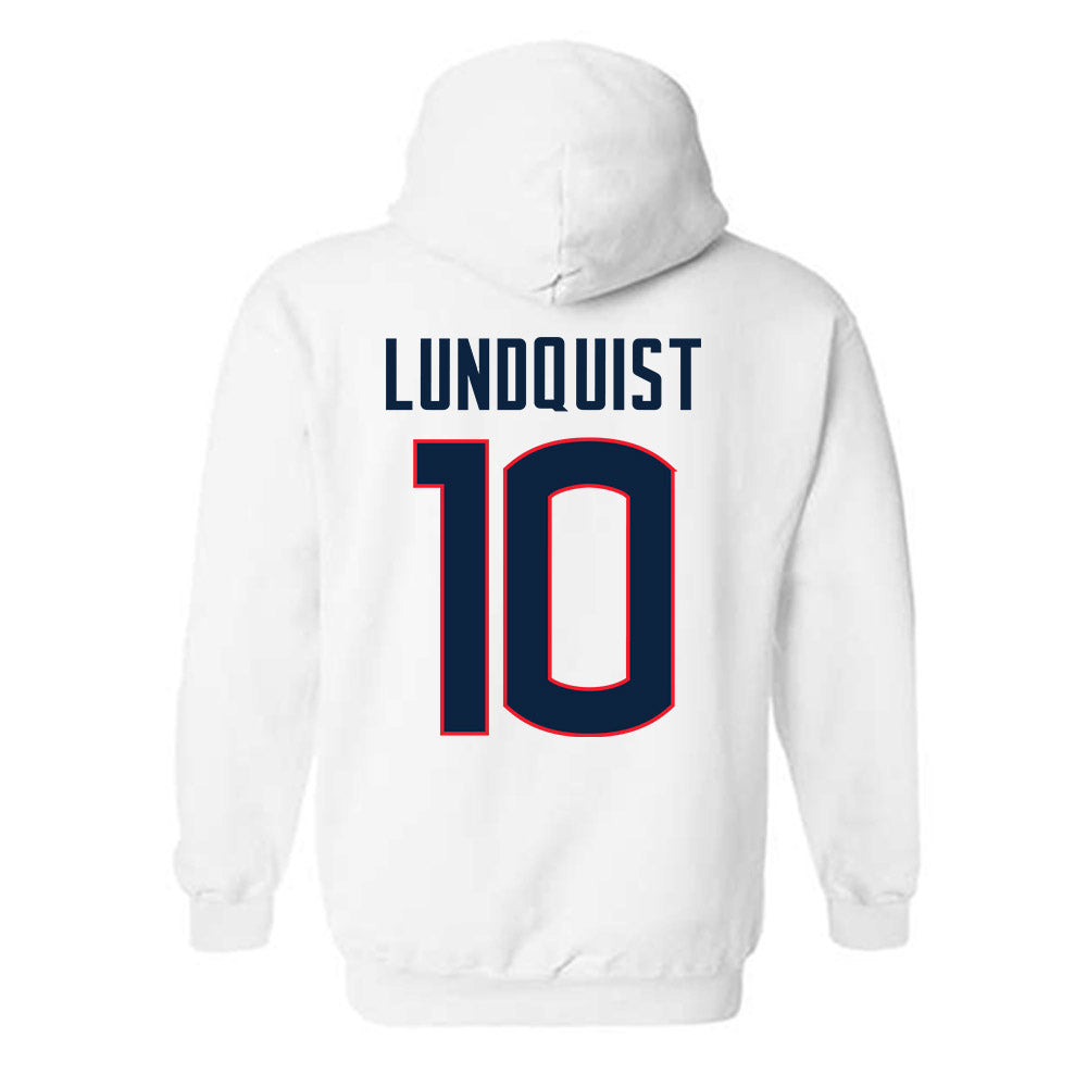 UConn - NCAA Softball : Isabella Lundquist - Sports Shersey Hooded Sweatshirt-1