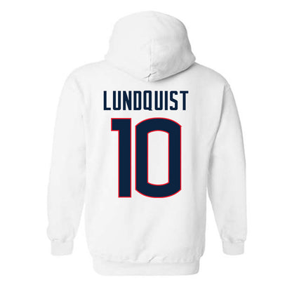 UConn - NCAA Softball : Isabella Lundquist - Sports Shersey Hooded Sweatshirt-1