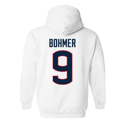 UConn - NCAA Softball : Caprice Bohmer - Sports Shersey Hooded Sweatshirt-1