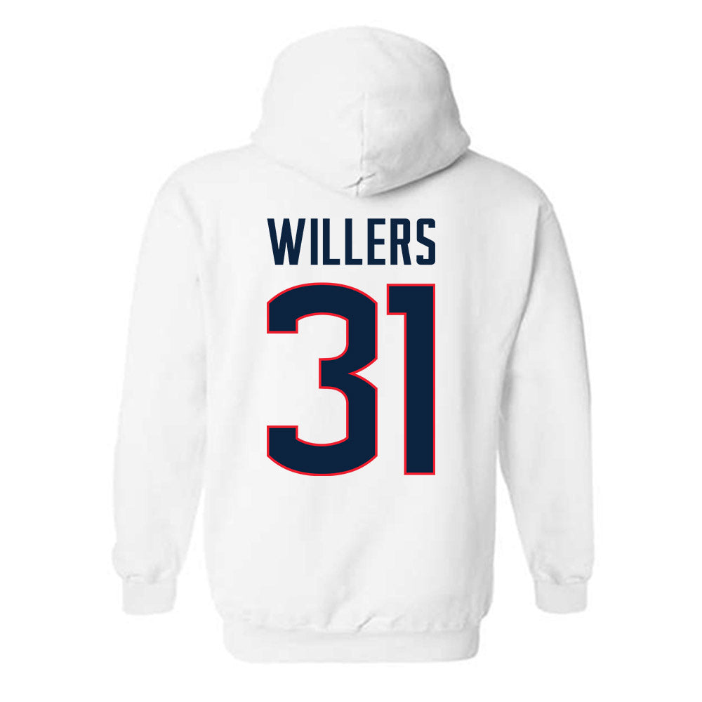 UConn - NCAA Softball : Emma Willers - Sports Shersey Hooded Sweatshirt-1
