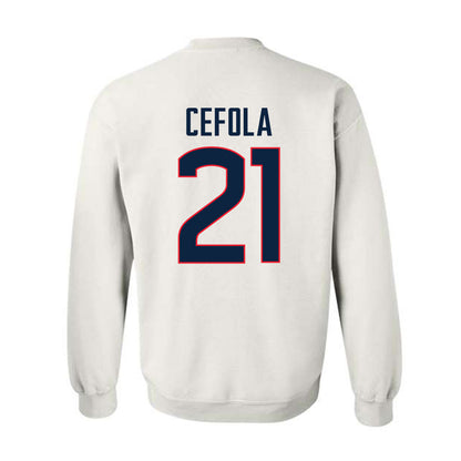 UConn - NCAA Softball : Bella Cefola - Sports Shersey Crewneck Sweatshirt-1