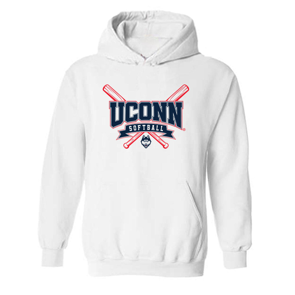 UConn - NCAA Softball : Stella Kiemele - Sports Shersey Hooded Sweatshirt-0