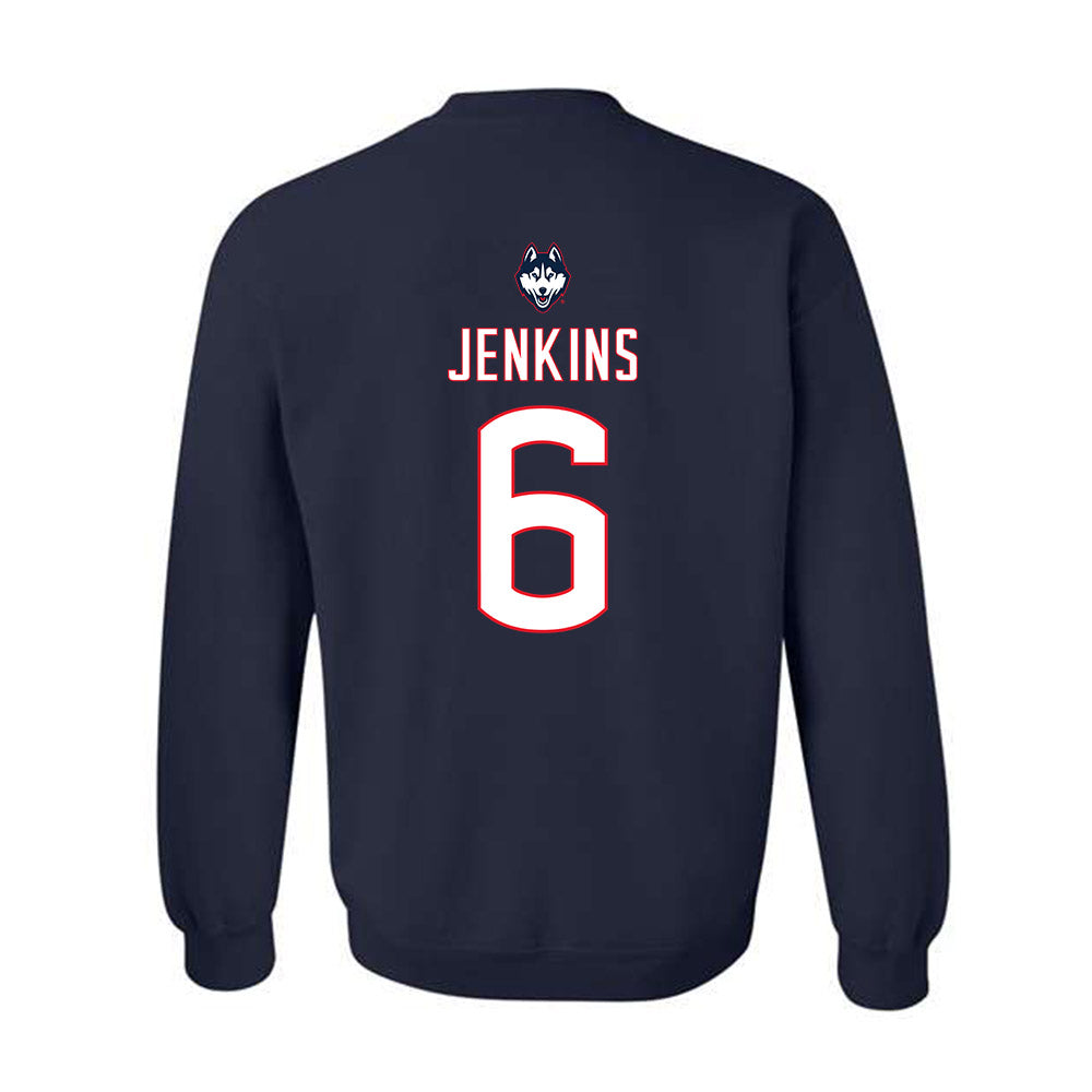 UConn - NCAA Women's Soccer : Taylor Jenkins - Sports Shersey Crewneck Sweatshirt