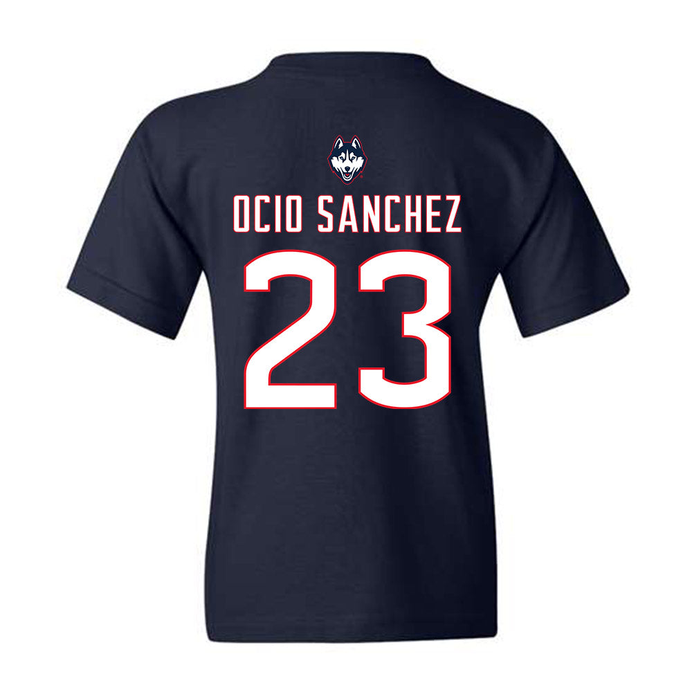 UConn - NCAA Women's Soccer : Naia Ocio Sanchez - Sports Shersey Youth T-Shirt