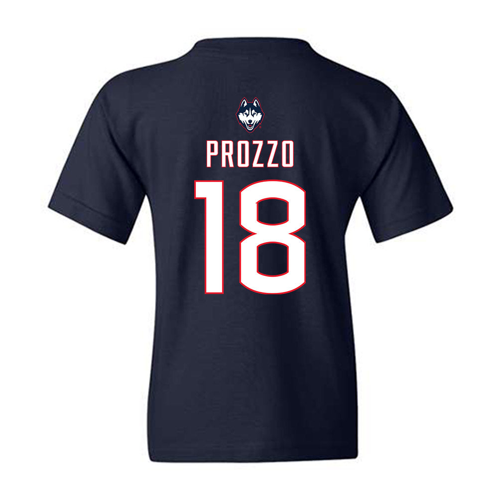 UConn - NCAA Women's Soccer : Riley Prozzo - Sports Shersey Youth T-Shirt-1