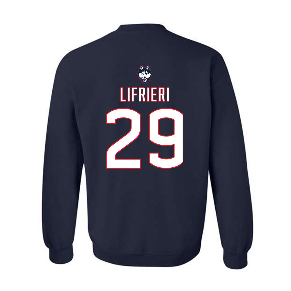 UConn - NCAA Women's Soccer : Rosalina Lifrieri - Sports Shersey Crewneck Sweatshirt-1