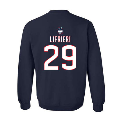 UConn - NCAA Women's Soccer : Rosalina Lifrieri - Sports Shersey Crewneck Sweatshirt-1