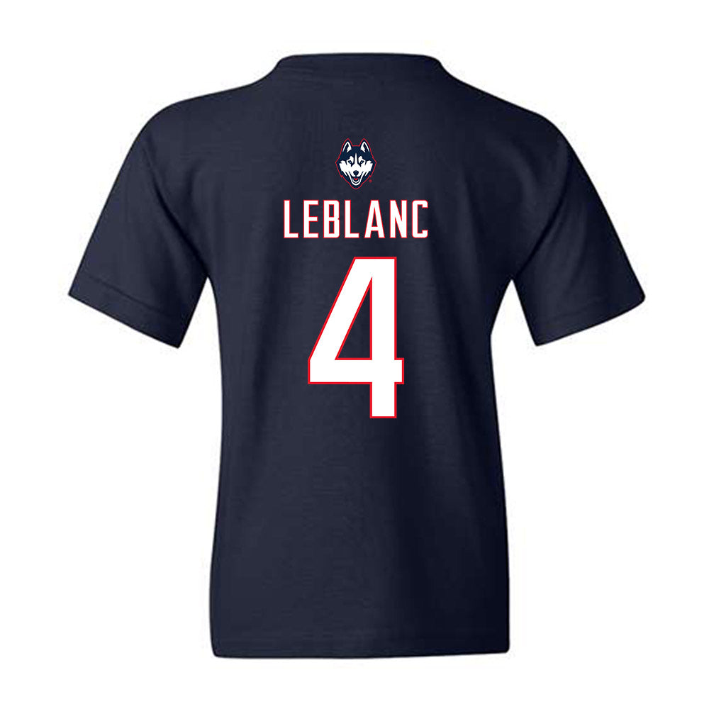 UConn - NCAA Women's Soccer : Lydia LeBlanc - Sports Shersey Youth T-Shirt-1