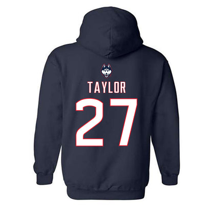 UConn - NCAA Women's Soccer : Lexi Taylor - Sports Shersey Hooded Sweatshirt-1