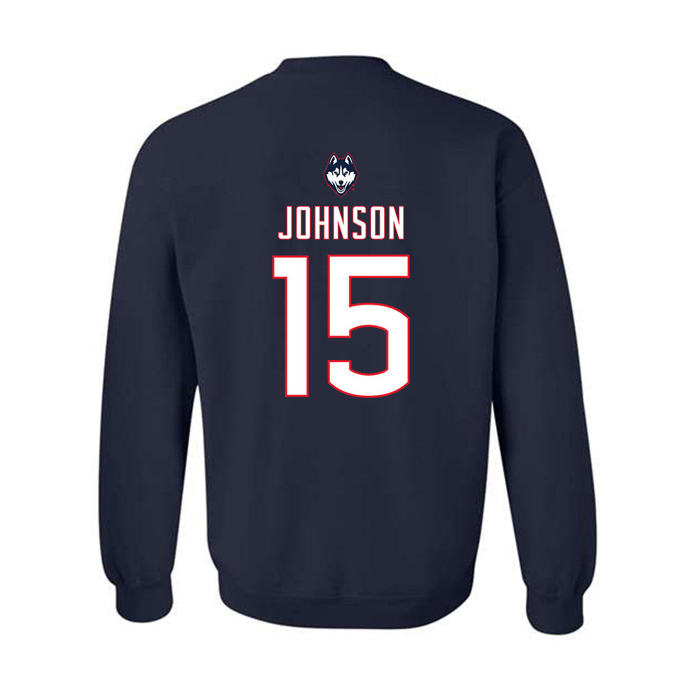 UConn - NCAA Women's Soccer : Anaya Johnson - Sports Shersey Crewneck Sweatshirt