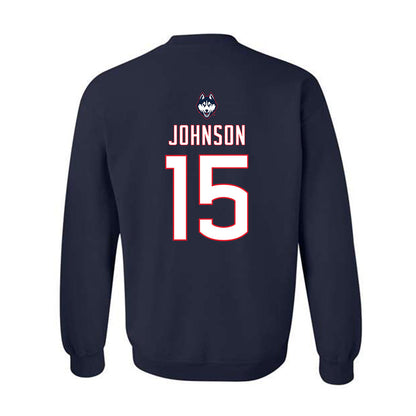 UConn - NCAA Women's Soccer : Anaya Johnson - Sports Shersey Crewneck Sweatshirt