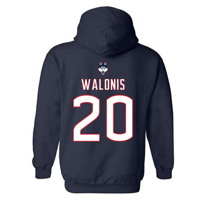 UConn - NCAA Women's Soccer : Brooke Walonis - Sports Shersey Hooded Sweatshirt