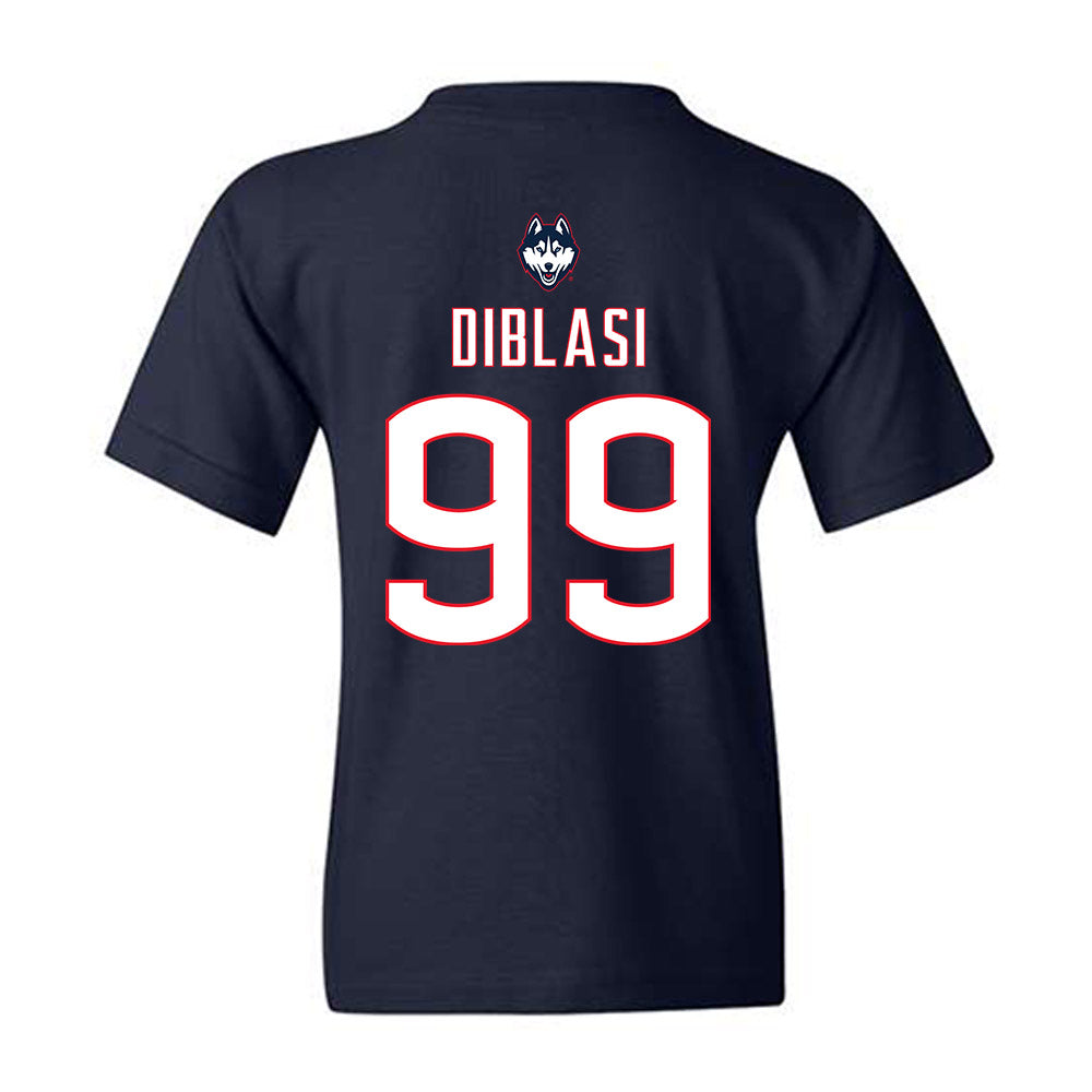 UConn - NCAA Women's Soccer : Elizabeth DiBlasi - Sports Shersey Youth T-Shirt-1