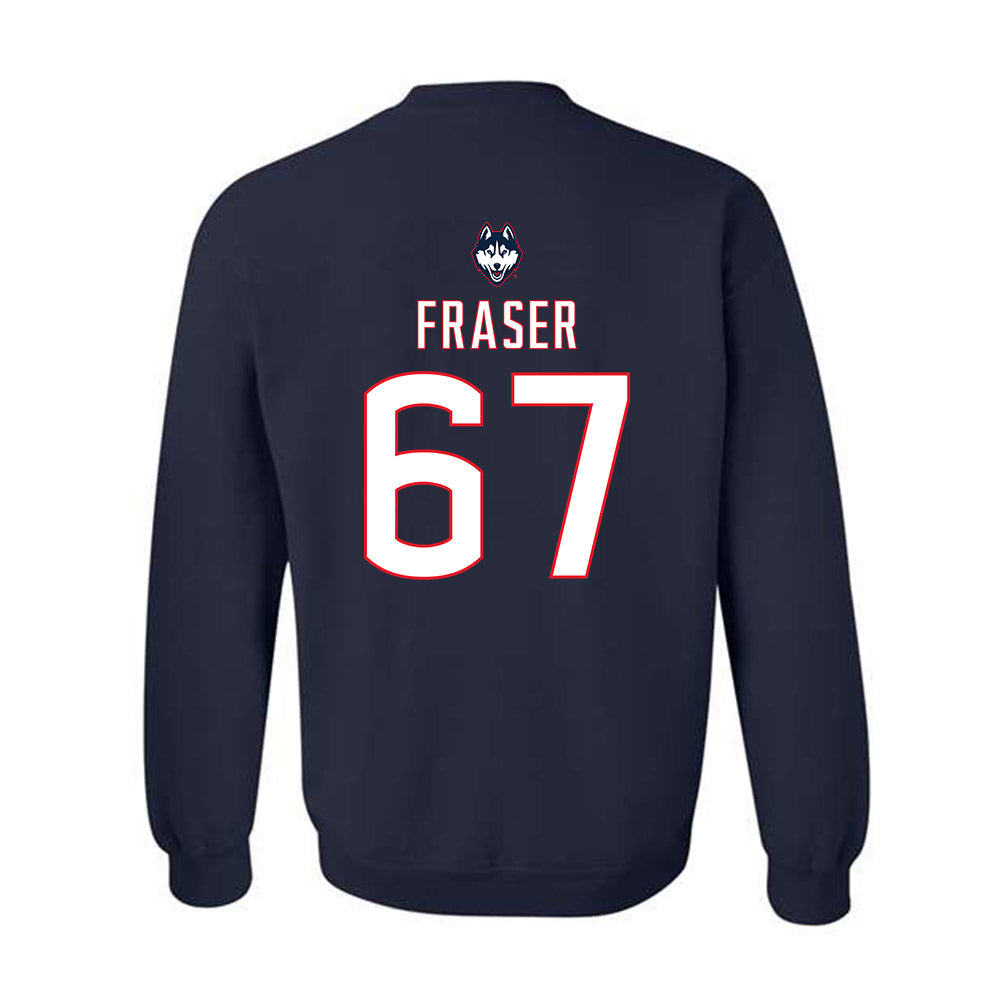UConn - NCAA Women's Soccer : Kalina Fraser - Sports Shersey Crewneck Sweatshirt-1