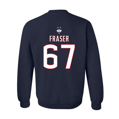 UConn - NCAA Women's Soccer : Kalina Fraser - Sports Shersey Crewneck Sweatshirt-1