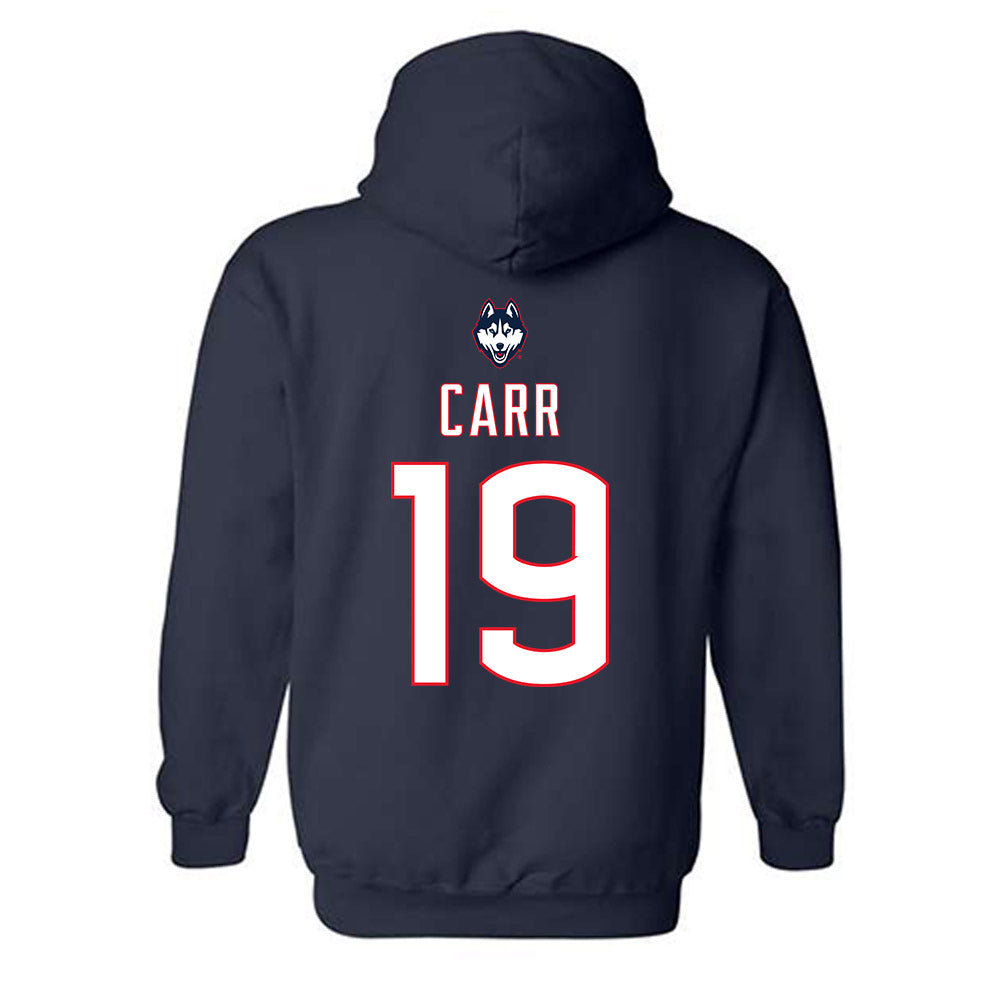 UConn - NCAA Women's Soccer : Jessica Carr - Sports Shersey Hooded Sweatshirt