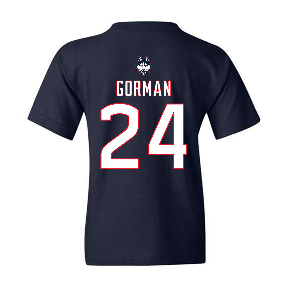 UConn - NCAA Women's Soccer : Kileigh Gorman - Sports Shersey Youth T-Shirt