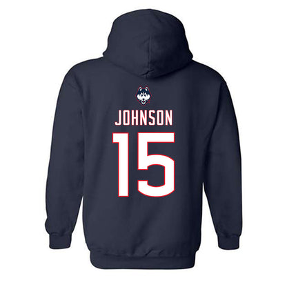 UConn - NCAA Women's Soccer : Anaya Johnson - Sports Shersey Hooded Sweatshirt