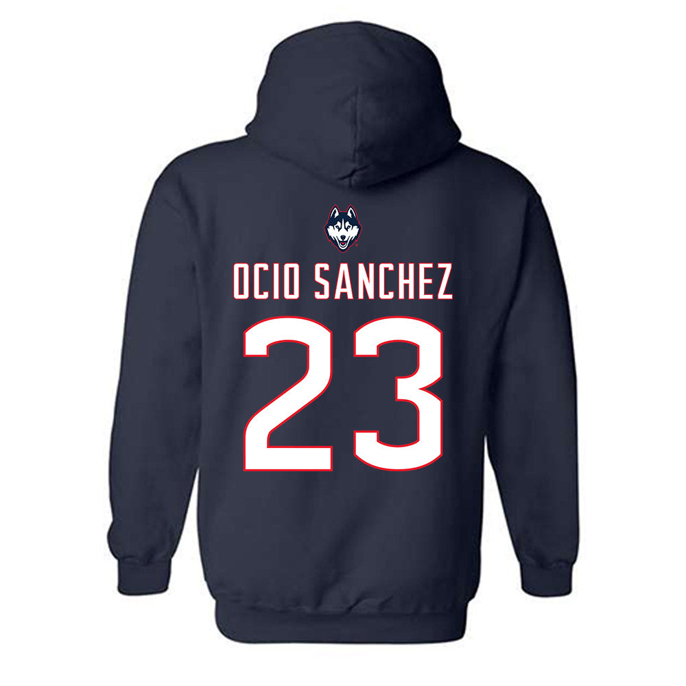 UConn - NCAA Women's Soccer : Naia Ocio Sanchez - Sports Shersey Hooded Sweatshirt